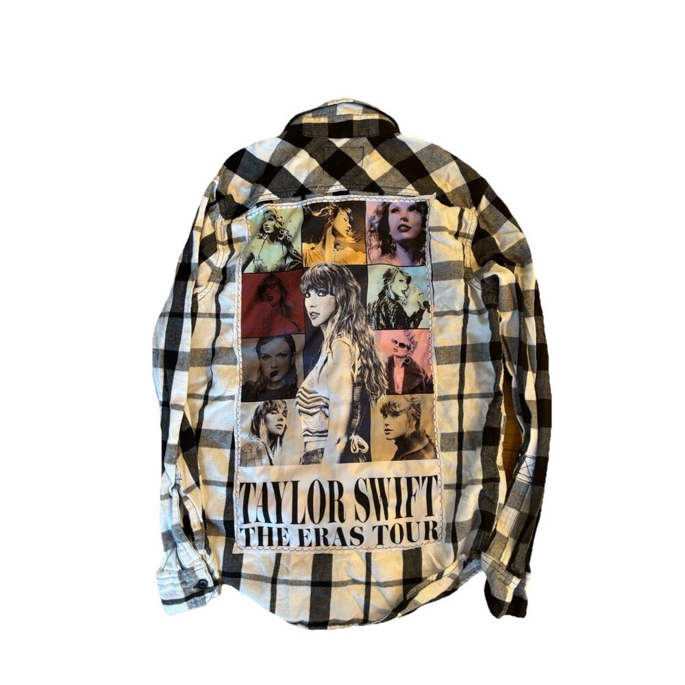 Taylor Swift Eras Tour XS Hollister Flannel Shirt